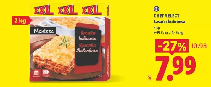 Chef Select - Lasana Bolonesa