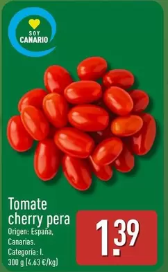 Tomate Cherry Pera