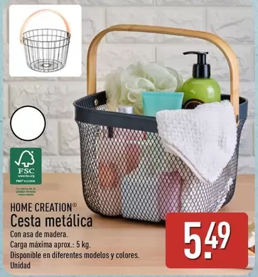 Home Creation - Cesta Metalica