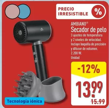 Ambiano - Secador De Pelo