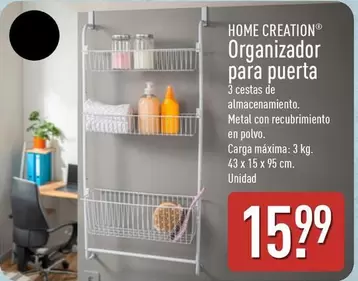 Home Creation - Organizador Para Puerta
