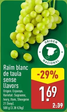 Raim Blanc De Taula Sense Llavors