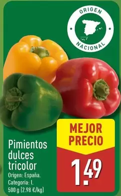 Pimientos Dulces Tricolor