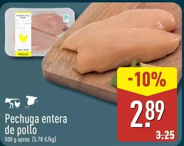Pechuga Entera De Pollo