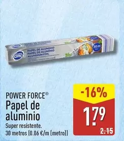 Power Force - Papel De Aluminio