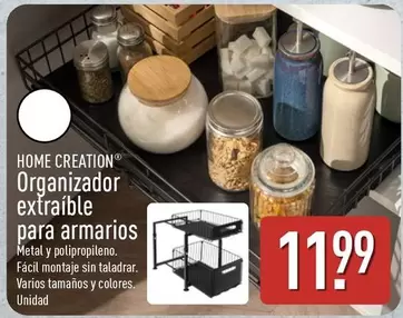 Home Creation - Organizador Extraible Para Armarios