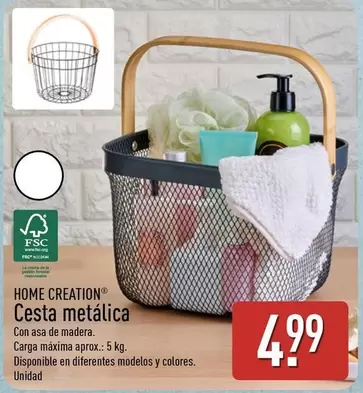 Home Creation - Cesta Metalica