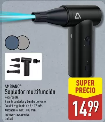 Ambiano - Soplador Multifuncion