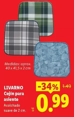 Livarno - Cojin Para Asiento