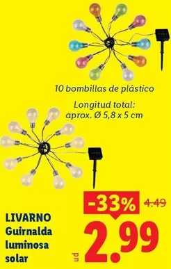 Livarno - Guirnalda Luminosa Solar