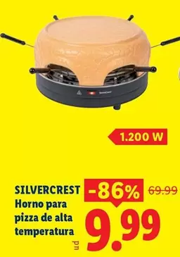SilverCrest - Horno Para Pizza De Alta Temperatura