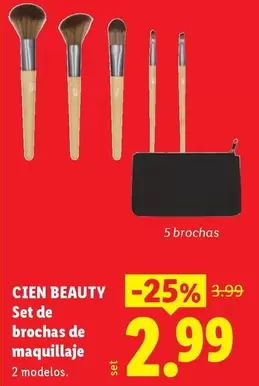 Cien Beauty - Set De Brochas De Maquillaje
