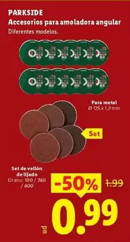 Parkside - Accesorios Para Amoladora Angular