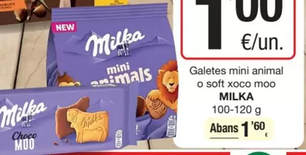 Milka - Galetes Mini Animal O Soft Xoco Moo