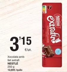 Nestlé - Xocolata Amb Llet Extrafi