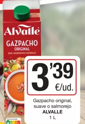 Alvalle - Gazpacho Original Suave O Salmorejo
