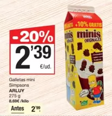 Arluy - Galletas Mini Simpsons