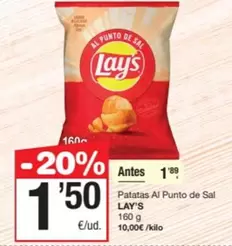 Lay's - Patatas Al Punto De Sal