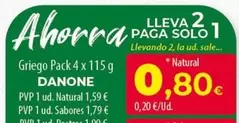 Danone - Griego Pack 4x