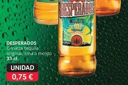 Desperados - Cerveza Tequila Original, Lima O Mojito