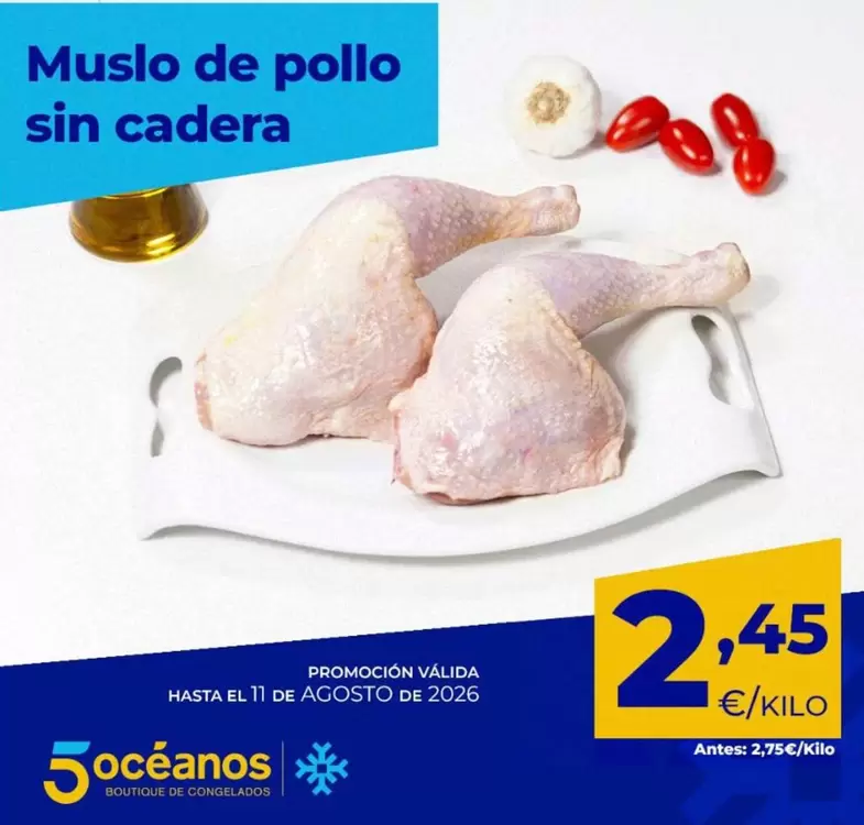 Muslo De Pollo Sin Cadera