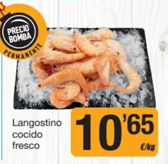 Langostino Cocido Fresco