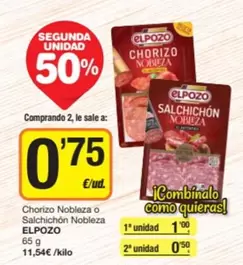 Elpozo - Chorizo Nobleza O Salchichón Nobleza