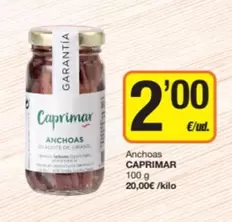 Caprimar - Anchoas