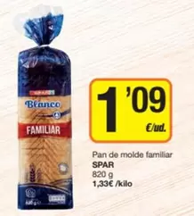 Spar - Pan De Molde Familiar