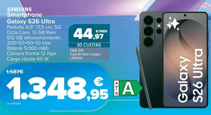 Samsung - Smartphone Galaxy S26 Ultra
