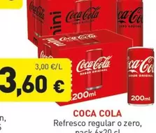 Coca Cola - Refresco Regular