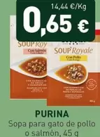 Purina - Sopa Para Gato De Pollo O Salmon