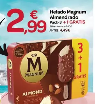 Magnum - Helado Almendrado