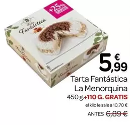 La Menorquina - Tarta Fantastica