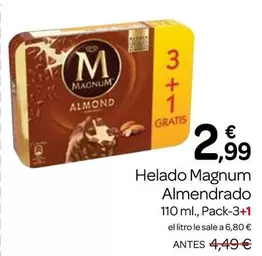 Magnum - Helado Almendrado