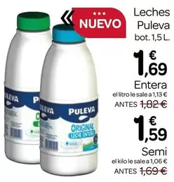 Puleva - Leche Entera/Semi