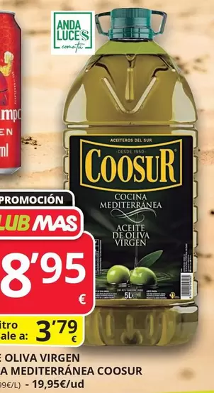 Coosur - Oliva Virgen A Mediterranea