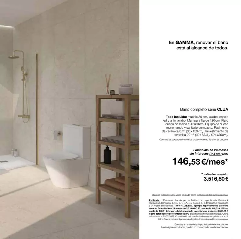 Baño Completo Serie CLUA