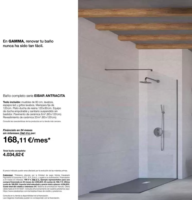 Baño Completo Serie EIBAR ANTRACITA