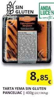 Anda - Tarta Yema Sin Gluten