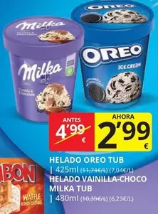 Milka - Helado Vainilla Choco