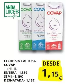 Covap - Leche Sin Lactosa