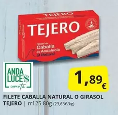 Tejero - Filete Caballa Natural O Girasol