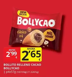 Bollycao - Bollito Relleno Cacao