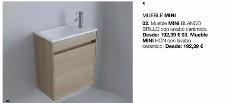 Blanco - Mueble Mini
