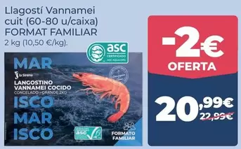 La Sirena - Llagosti Vannamei Cuit U/caixa)