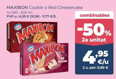 Maxibon - Cookie O Red Cheesecake