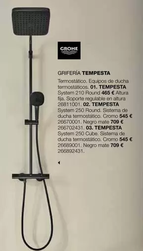 Grohe - Griferia Tempesta
