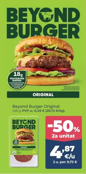 origen - Beyond Burger Original