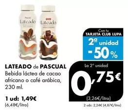 Pascual - Bebida Lactea De Cacao Africano O Cafe Arabica